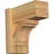 Ekena Millwork Merced Block Rough Sawn Outlooker, Western Red Cedar, 6"W x 12"D x 12"H OUT06X12X12MRC05RWR - alternate 1